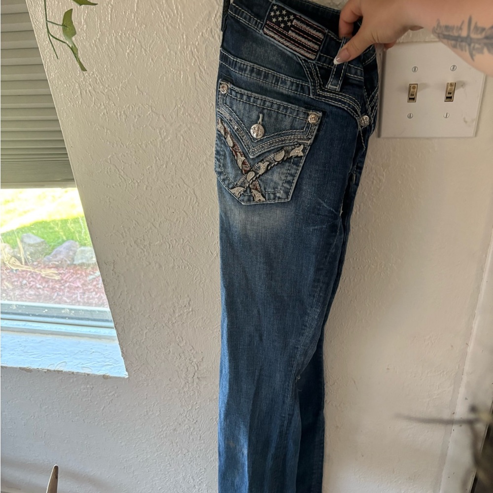 Miss Me Women's Blue Boot Cut Jeans